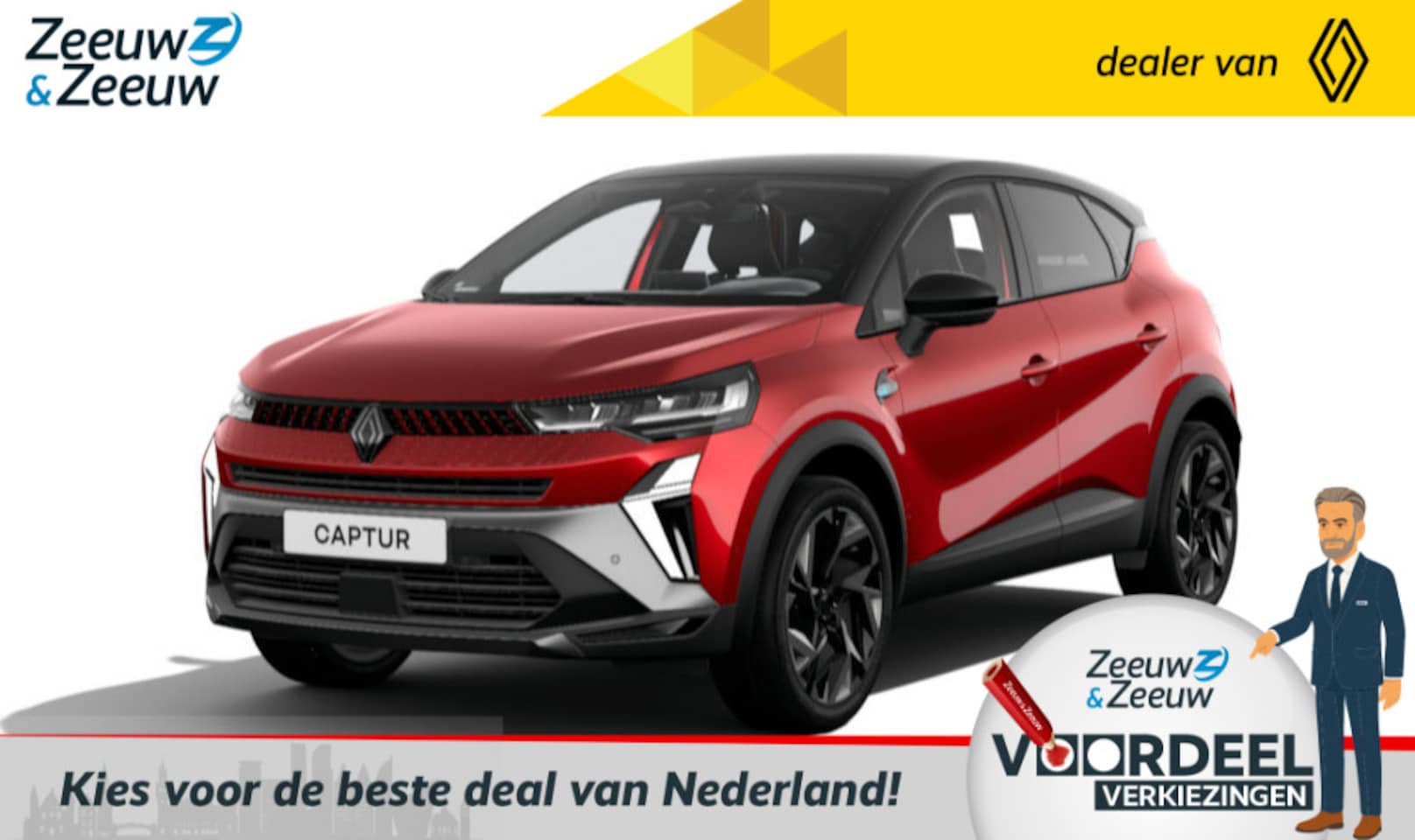Renault Captur - 1.6 E-Tech full hybrid 160 esprit Alpine | UIT VOORRAAD LEVERBAAR NU MET €3.000,- KORTING! - AutoWereld.nl