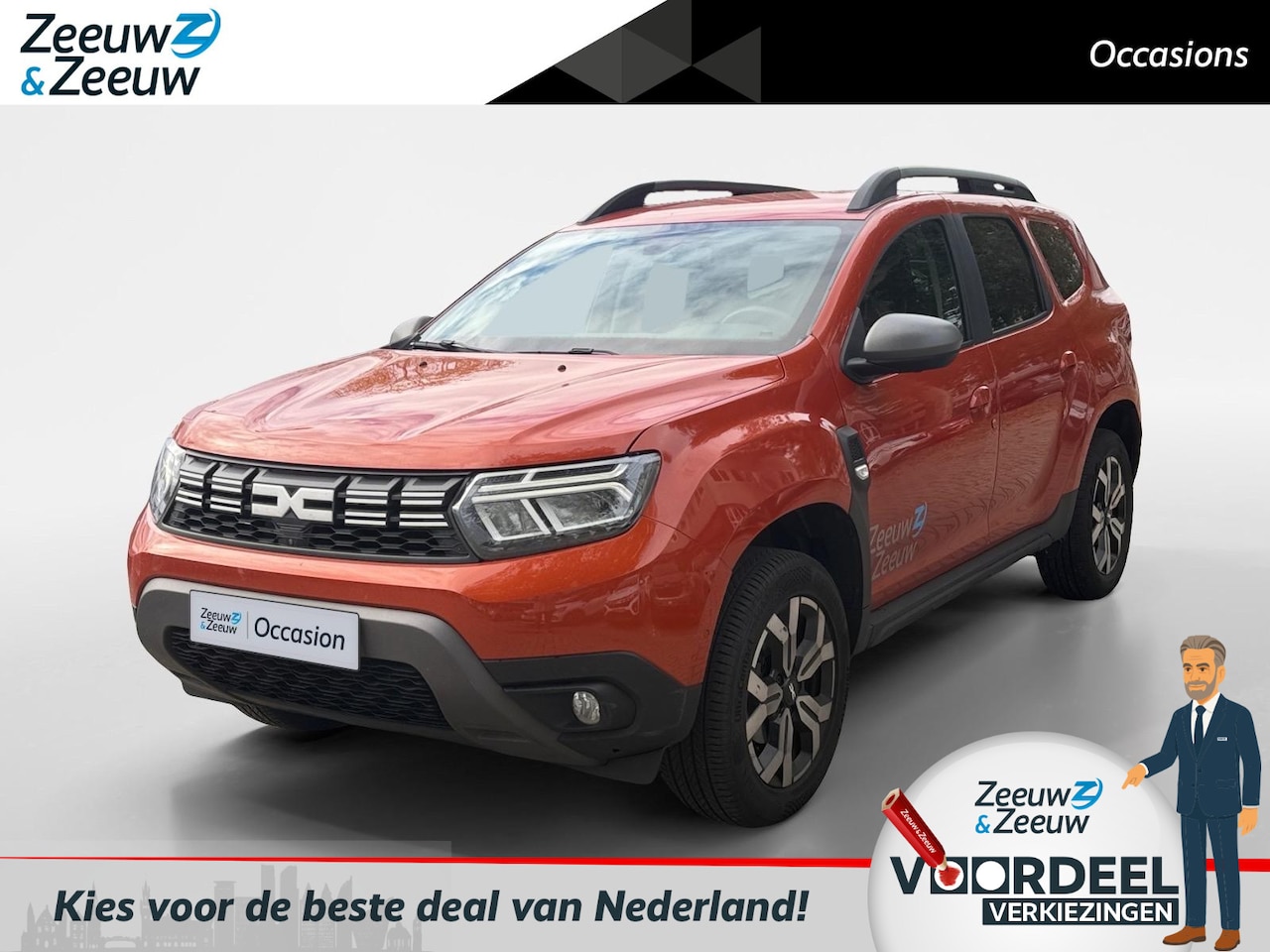 Dacia Duster - 1.3 TCe 150 Journey AIRCO NAVIGATIE APPLE CARPLAY ANDROID AUTO CRUISE CONTROL PARKEERSENSO - AutoWereld.nl