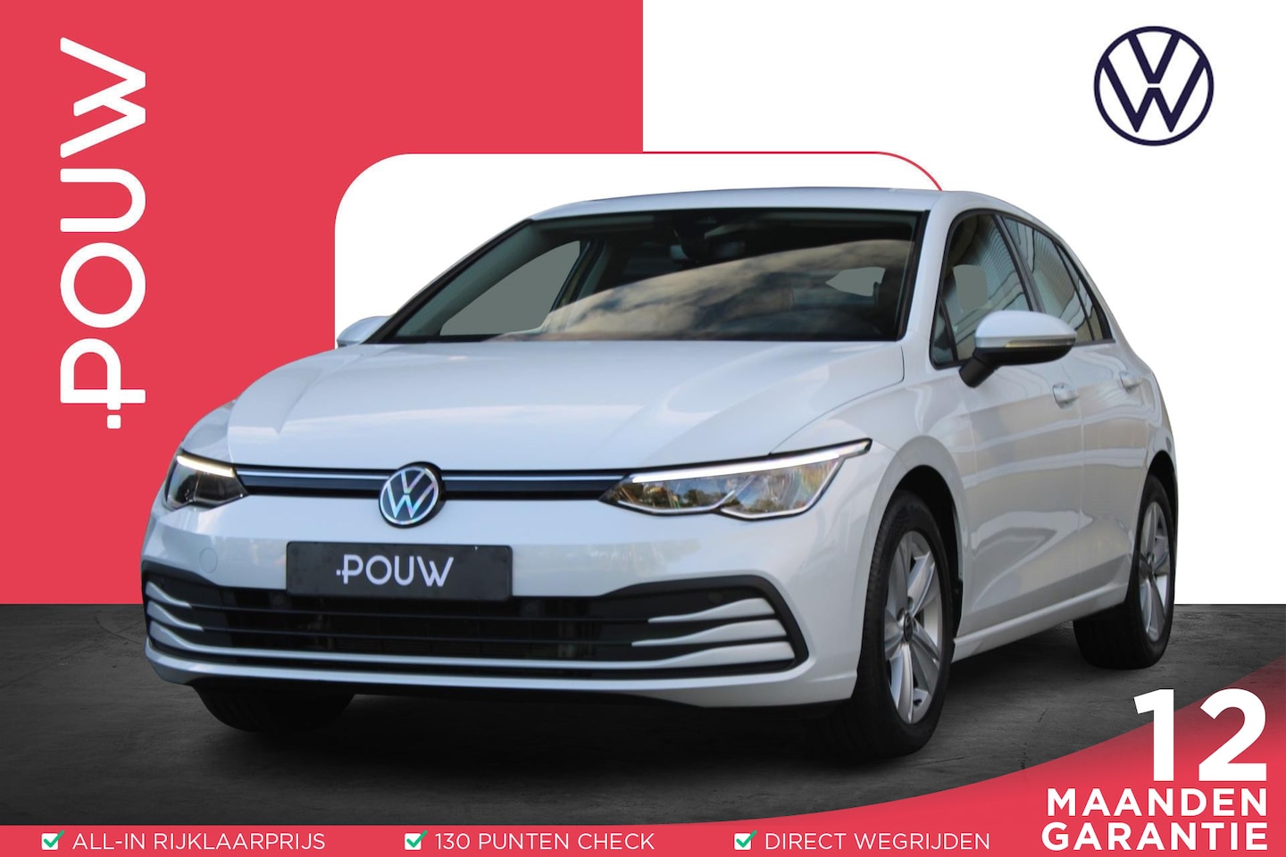 Volkswagen Golf - 1.5 TSI 110pk Life | Apple Carplay/Android Auto | Adaptieve Cruise | Parkeersensoren Voor - AutoWereld.nl