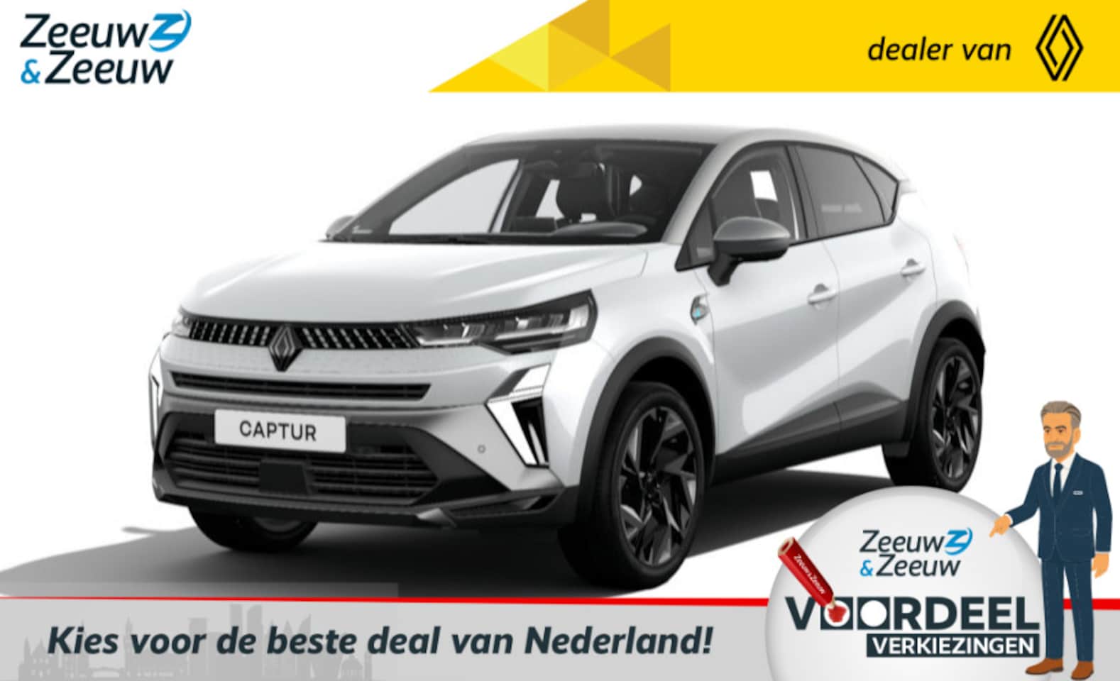Renault Captur - 1.6 E-Tech full hybrid 160 esprit Alpine | UIT VOORRAAD LEVERBAAR NU MET €3.000,- KORTING! - AutoWereld.nl