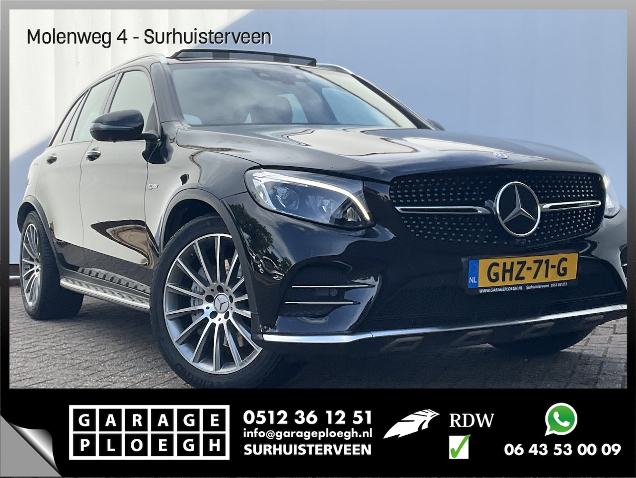 Mercedes-Benz AMG GLC - 43 4MATIC 368PK Pano HUD Burmester 360Cam Memory Leer VOL! - AutoWereld.nl