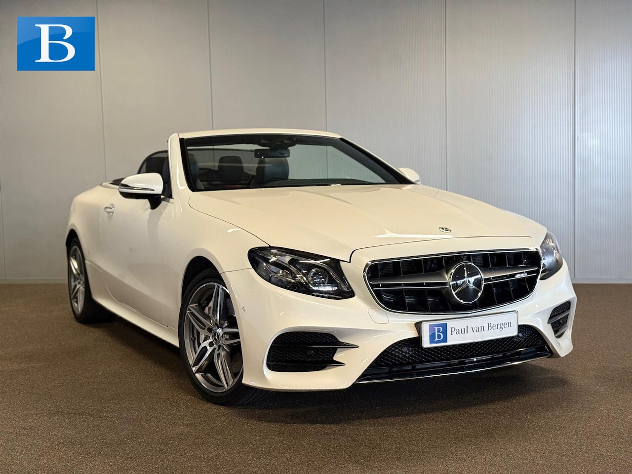 Mercedes-Benz E-klasse Cabrio - 400 4MATIC Premium Plus AMG STYLING-MEMORY-LUCHTVERING-AIRSCARF-BURMESTER-ZEER COMPL - AutoWereld.nl