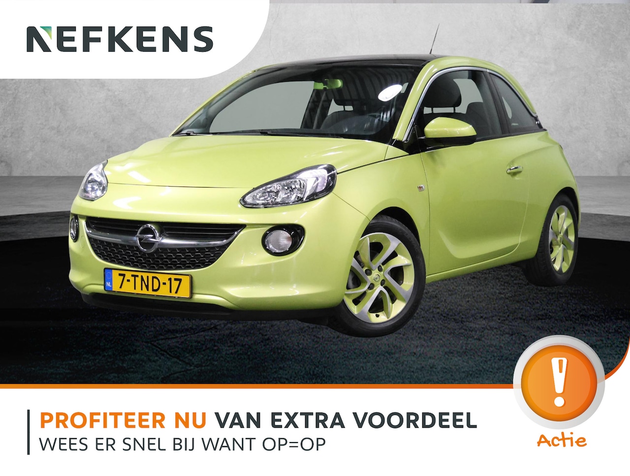 Opel ADAM - 1.4 100PK Glam | Panoramadak | Climate Control | Cruise Control | Scherm | Lederen/Stoffen - AutoWereld.nl