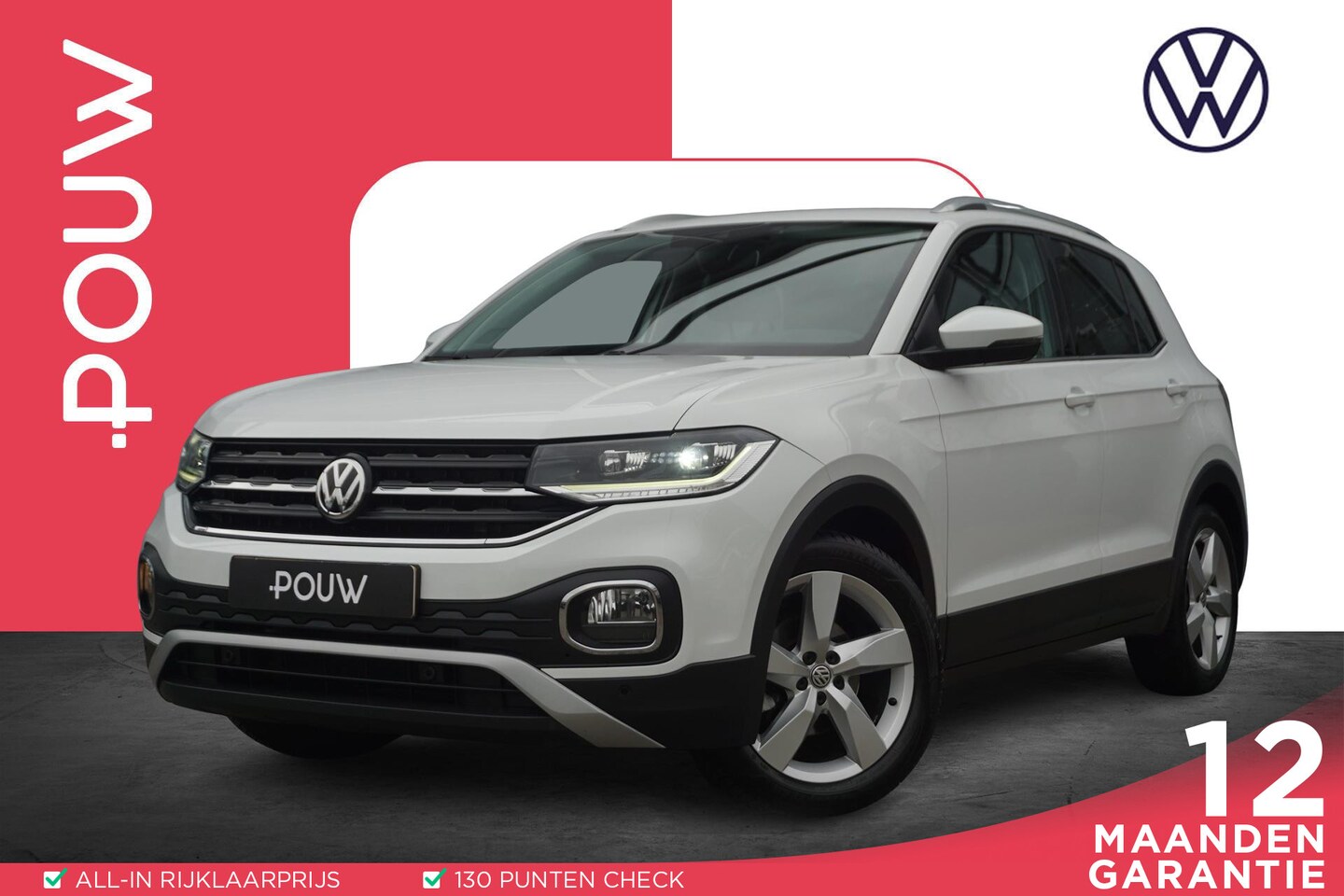 Volkswagen T-Cross - 1.0 TSI 115pk Style DSG | Trekhaak | Navigatie | Parkeersensoren | Blindspot - AutoWereld.nl