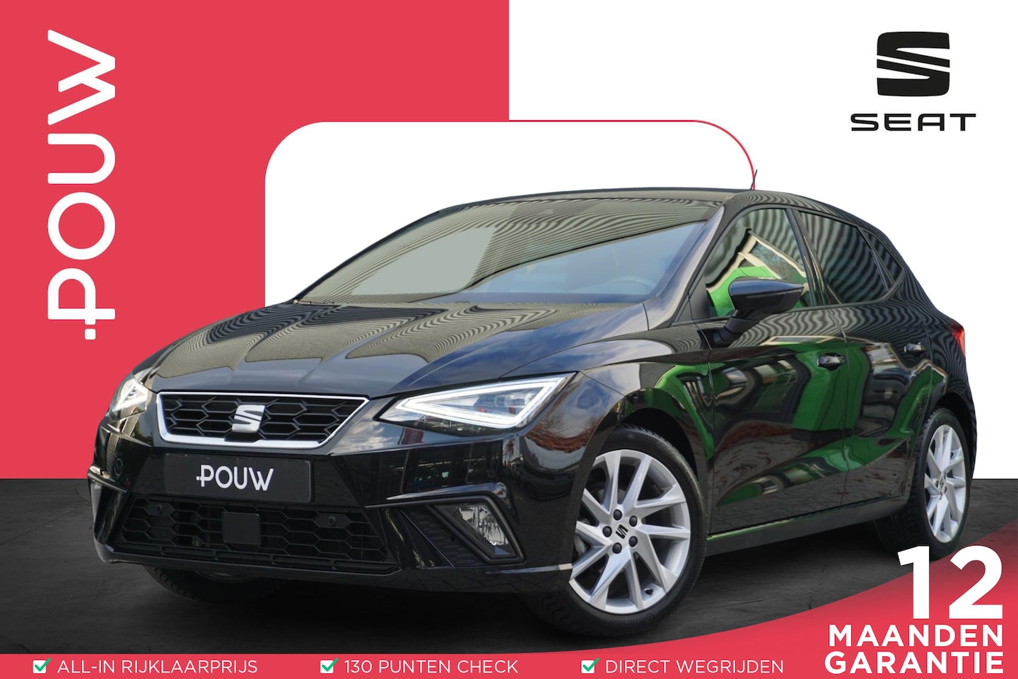 SEAT Ibiza - 1.0 EcoTSI 95pk FR | LED Koplampen | Apple CarPlay/ Android Auto | 17 Inch - AutoWereld.nl
