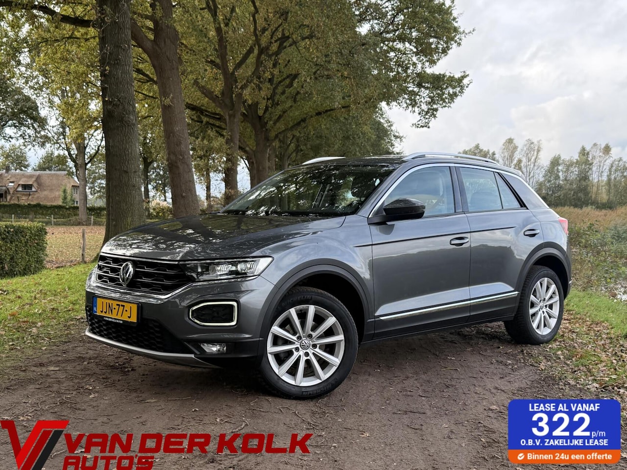 Volkswagen T-Roc - 1.5 TSI Sport Automaat Carplay Navi Cruise Climate - AutoWereld.nl