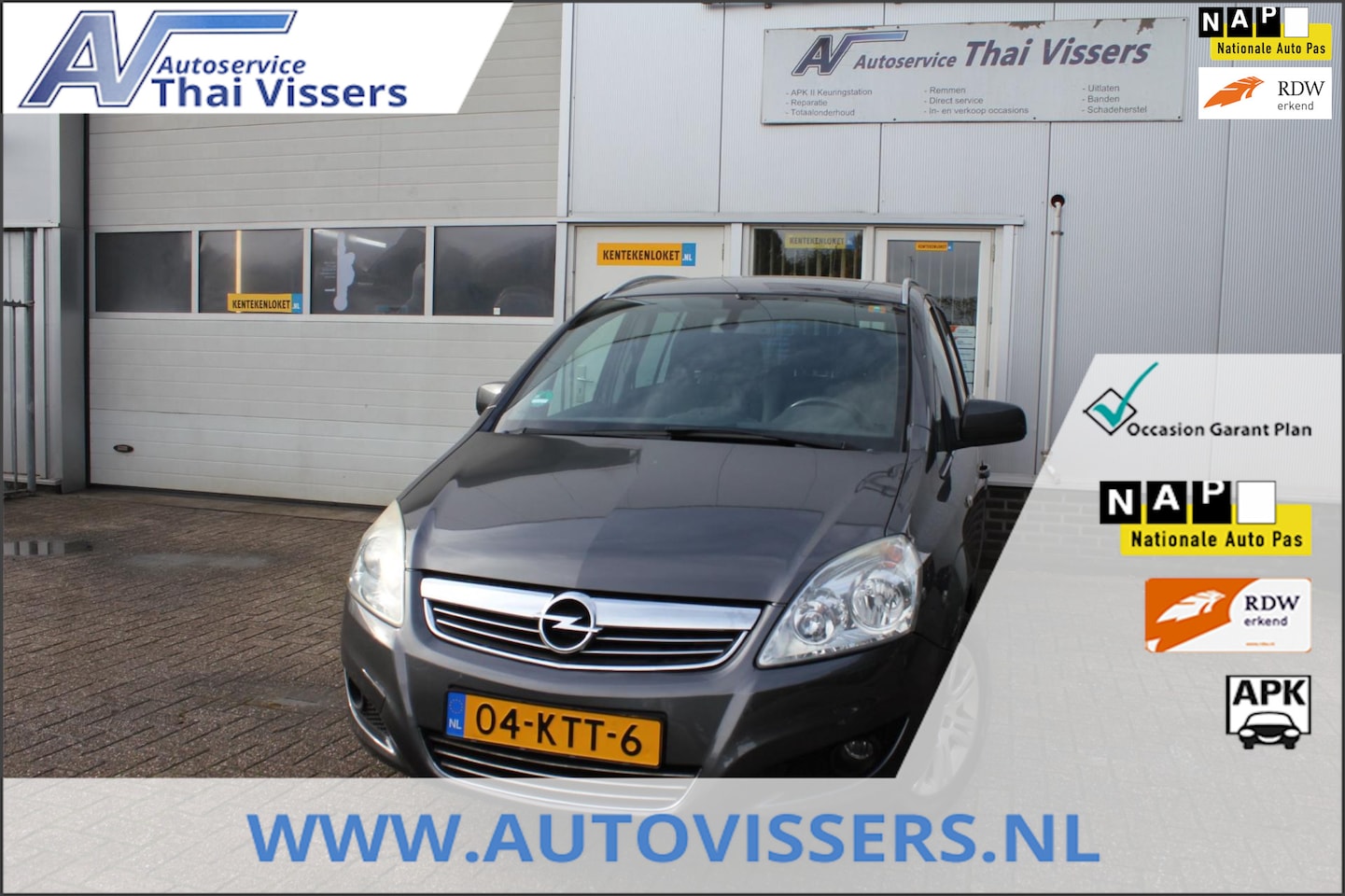 Opel Zafira - 1.8 Cosmo Airco Cruise Navi Elektr Pak Apk 2-10-26 - AutoWereld.nl