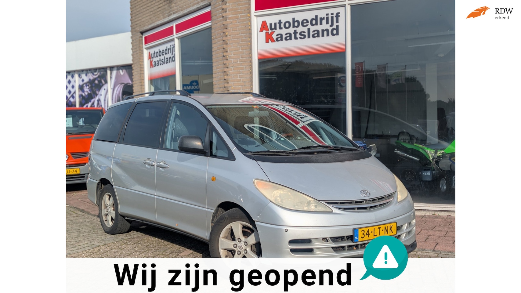 Toyota Previa - 2.4-16V VVT-i Sol - 6 Persoons - Clima - AutoWereld.nl