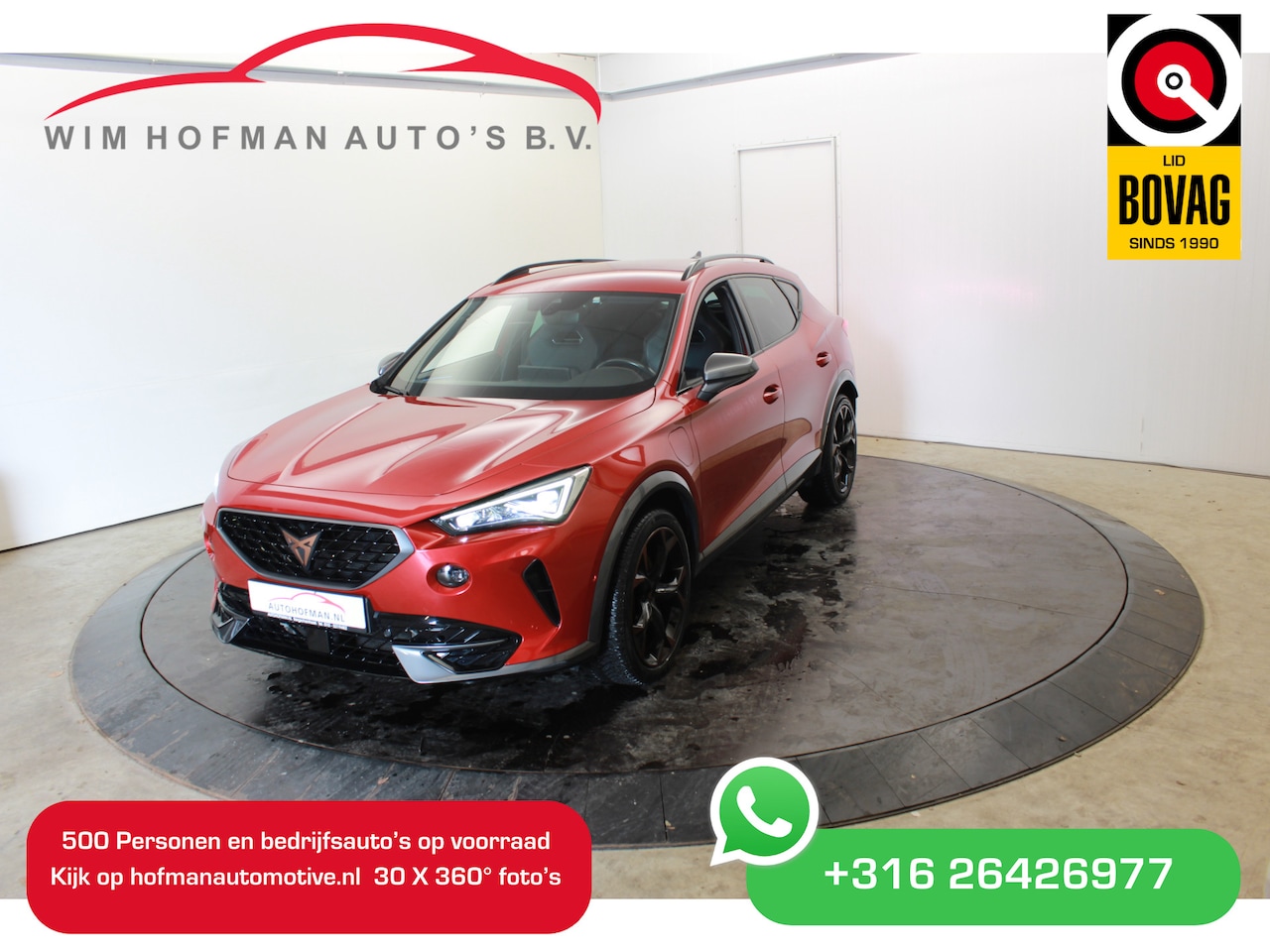 CUPRA Formentor - 1.4 e-Hybrid VZ Copper Edition Trekh Cam Vol Leder El-Aklep Mem-Seats - AutoWereld.nl