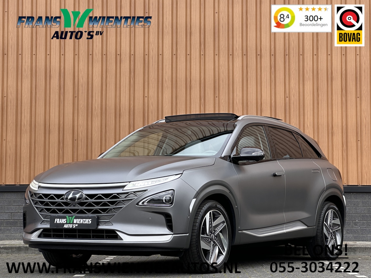 Hyundai NEXO - FCEV Plus Pack | Matt Grijs | Panoramadak | 360° Camera | Stoelventilatie | Stuurwiel Verw - AutoWereld.nl