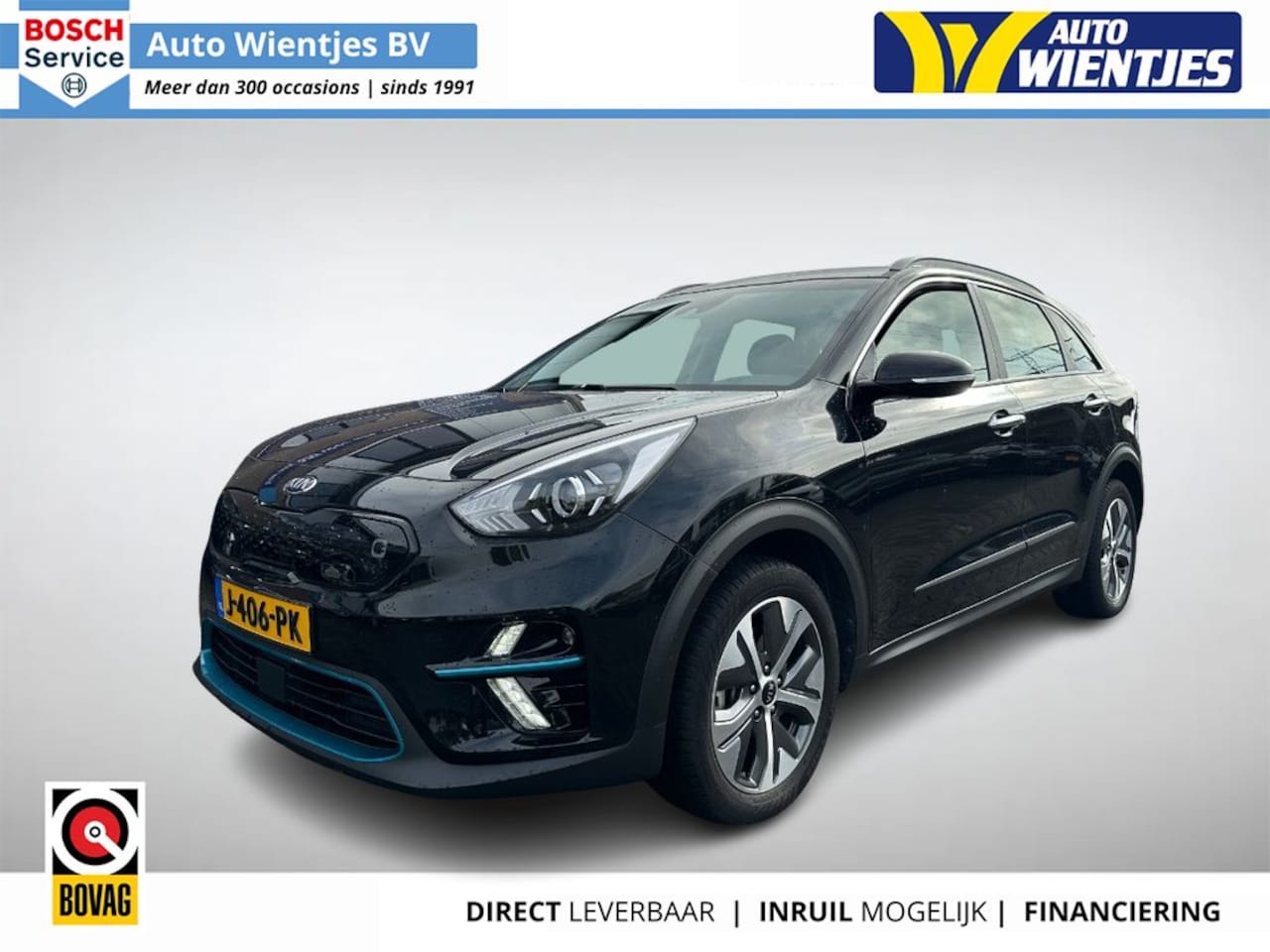 Kia e-Niro - DynamicLine 64kWh | SOH 100% | Navi | Half Leer - AutoWereld.nl