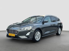 Ford Focus Wagon - 1.0 EcoBoost Hybrid Titanium X Business Trekhaak uitklapbaar | Full map navigatie | Parkee