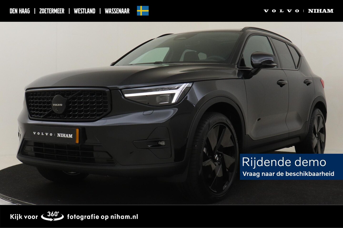 Volvo XC40 - B4 (M-HYBRID) PLUS BLACK EDITION -PANO.DAK|HARMAN/KARDON|PIXEL.LED|360°CAM|POWER-SEATS - AutoWereld.nl