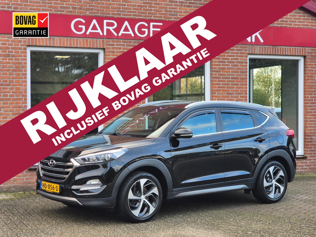 Hyundai Tucson - 1.6 GDi Premium 132PK 5drs clima, cruise, navi, pdc, camera, dab, trekhaak RIJKLAAR - AutoWereld.nl