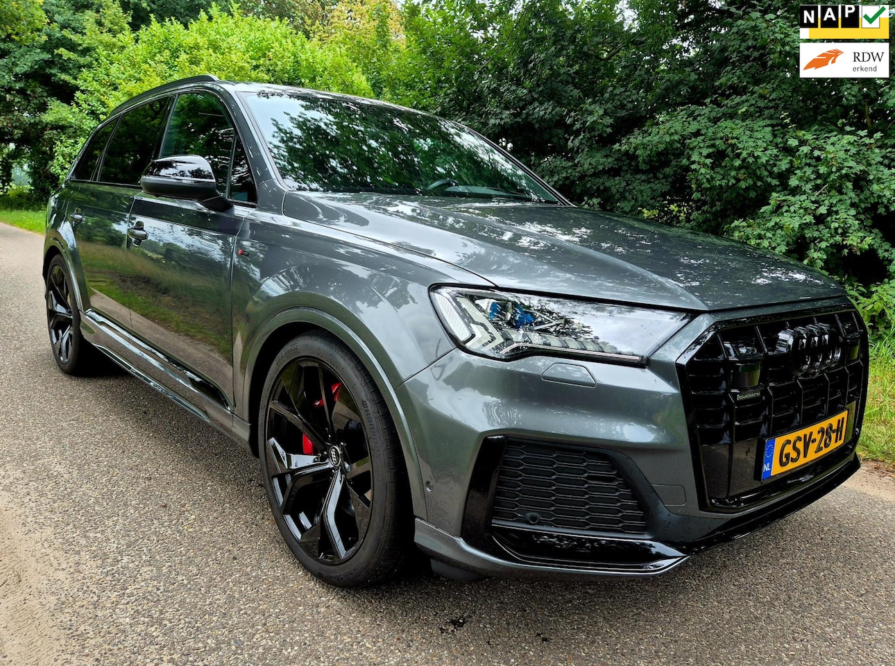 Audi Q7 - 60 TFSI e quattro Competition . Head-up . Sportstoelen. Panodak - AutoWereld.nl