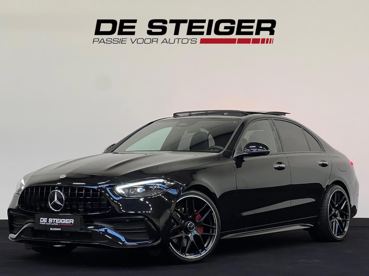 Mercedes-Benz C-klasse - 300 e AMG Pano Sfeer 360 Memory - AutoWereld.nl