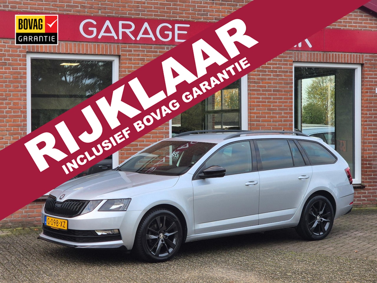 Skoda Octavia Combi - 1.0 TSI Greentech Sport Business 116PK 5drs clima, cruise, pdc, carplay, trekhaak RIJKLAAR - AutoWereld.nl