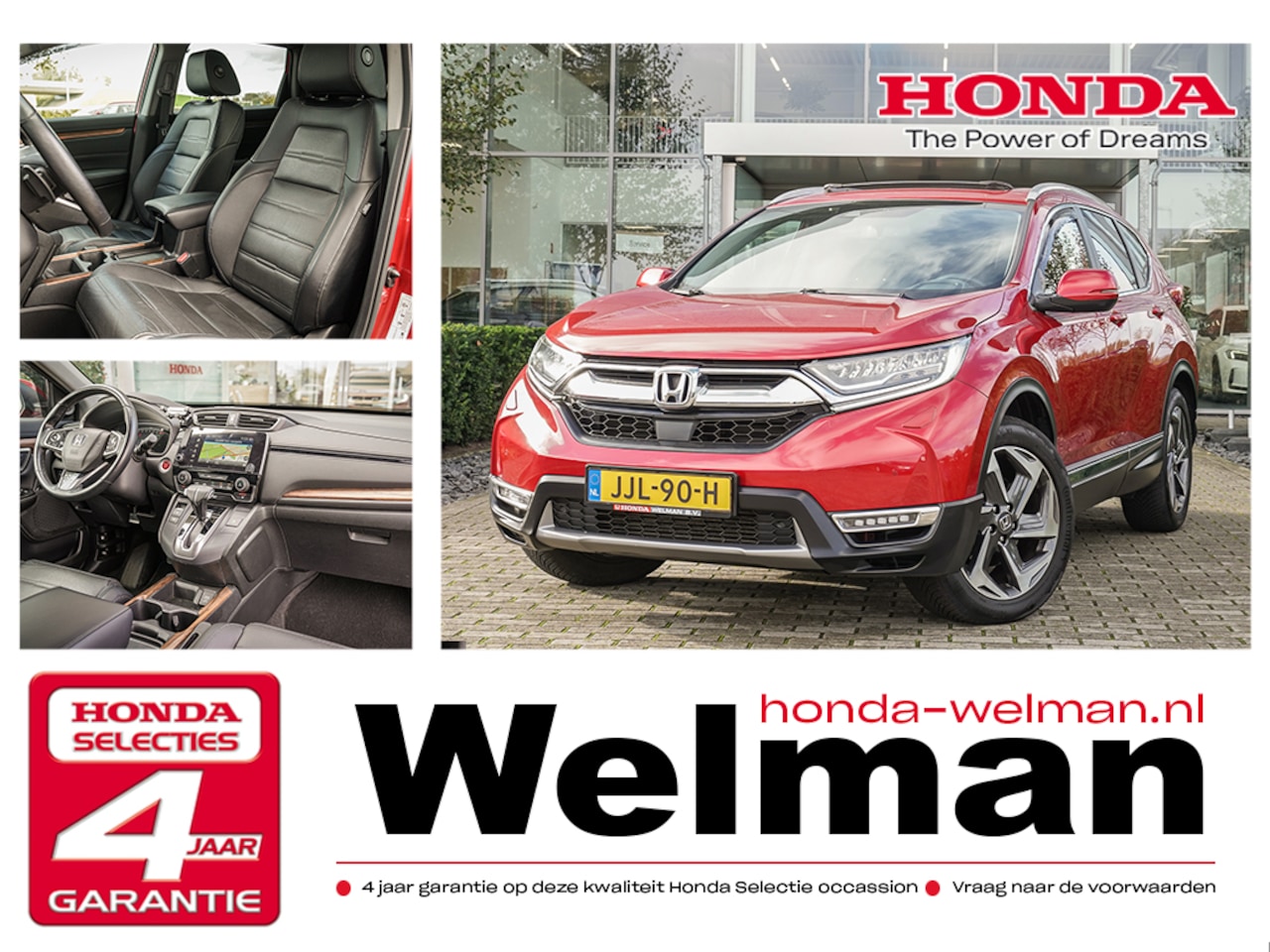 Honda CR-V - 1.5i VTEC EXECUTIVE TURBO - AUTOMAAT - 193 PK - 4WD - ALL WEATHERS - AutoWereld.nl