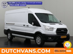 Ford Transit - 2.0TDCI 130PK L3H2 RWD | Navigatie | Airco | Cruise | Trekhaak | Betimmering | 3-Persoons