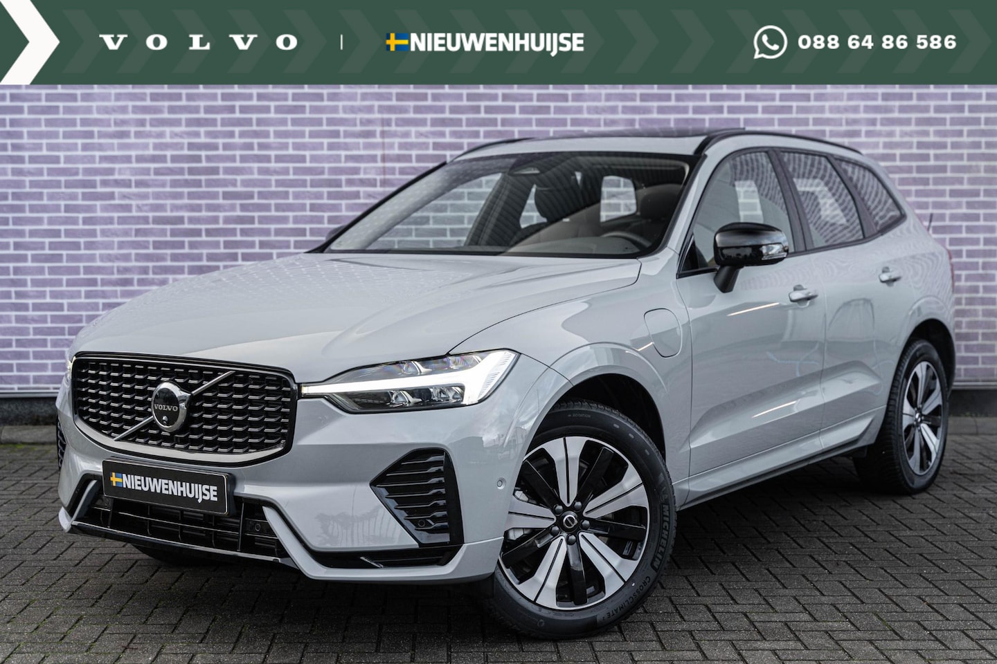 Volvo XC60 - 2.0 T6 Plug-in hybrid AWD Plus Dark | Trekhaak | 360 camera | Adaptive Cruise Control | Go - AutoWereld.nl