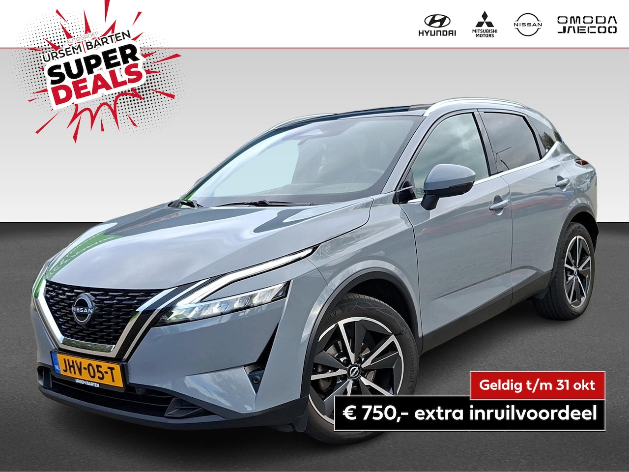 Nissan Qashqai - 1.3 MHEV Tekna | Panorama dak | Adaptive Cruise control | - AutoWereld.nl