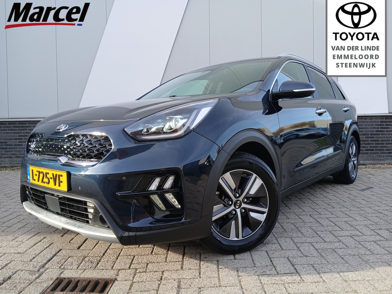 Kia Niro - 1.6 GDi Hybrid DynamicPlusLine | Leer | Trekhaak | Navi | Dode hoek detectie | Parkeersens - AutoWereld.nl
