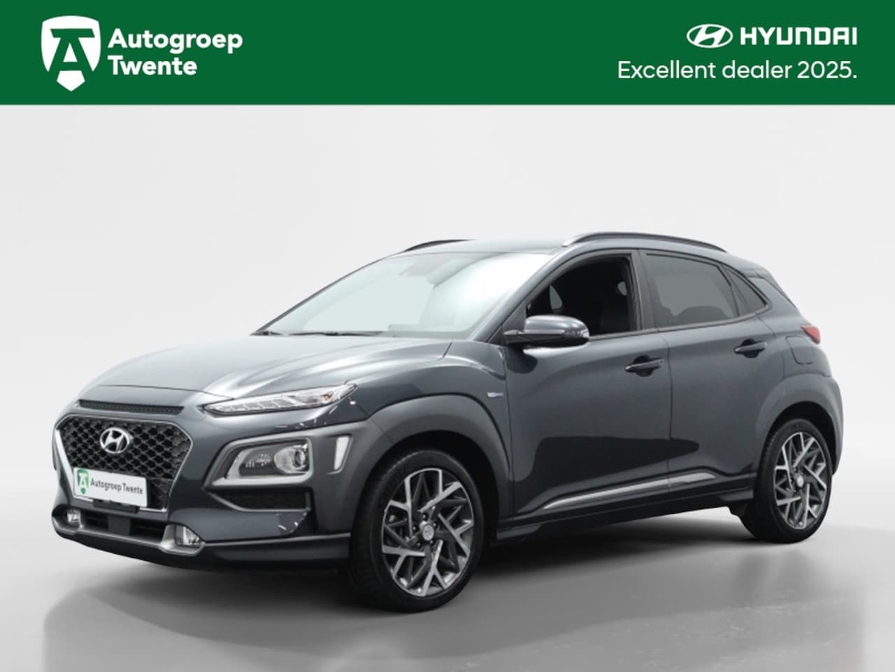 Hyundai Kona - 1.6 GDI HEV Premium | Navigatie | Camera | Stoelverwarming - AutoWereld.nl