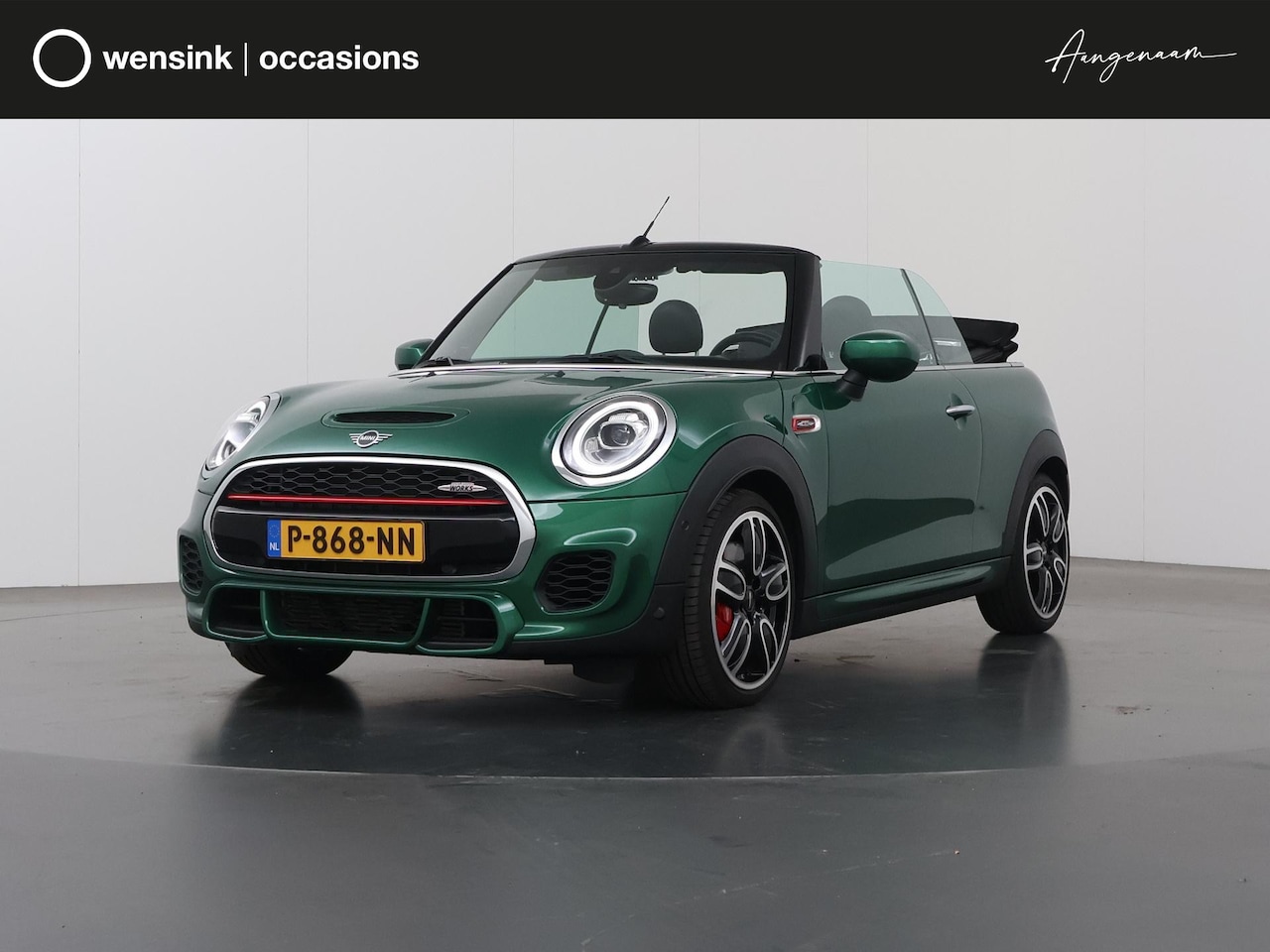 MINI Cabrio - Mini 2.0 John Cooper Works Chili | 231pk | Harman/Kardon | Adaptieve Cruise Control | Sfee - AutoWereld.nl