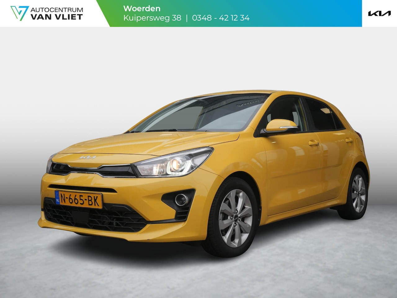 Kia Rio - 1.0 T-GDi MHEV DynamicPlusLine | Cruise | Clima | Camera | Carplay | Navi | Keyless | - AutoWereld.nl