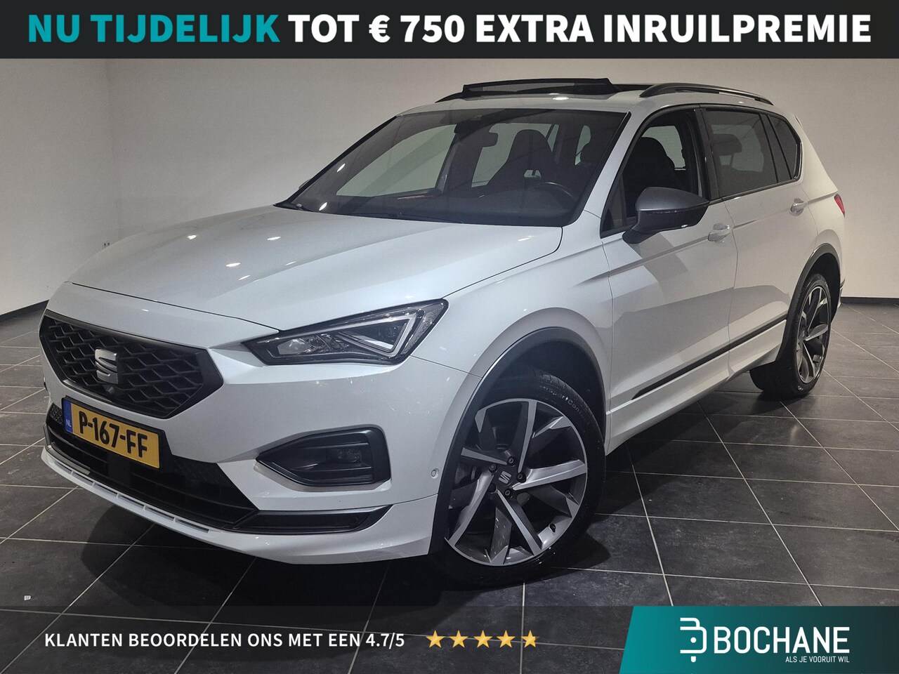 SEAT Tarraco - 1.5 TSI Automaat FR Business Intense 7 persoons | Panoramadak | Trekhaak - AutoWereld.nl