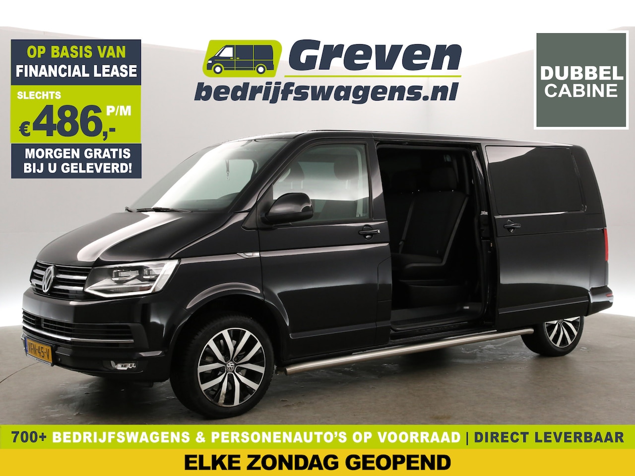 Volkswagen Transporter - 2.0 TDI L2H1 | 204PK | DC | Pano | Automaat | Airco | Camera | Carplay | Cruise | Navi | 2 - AutoWereld.nl