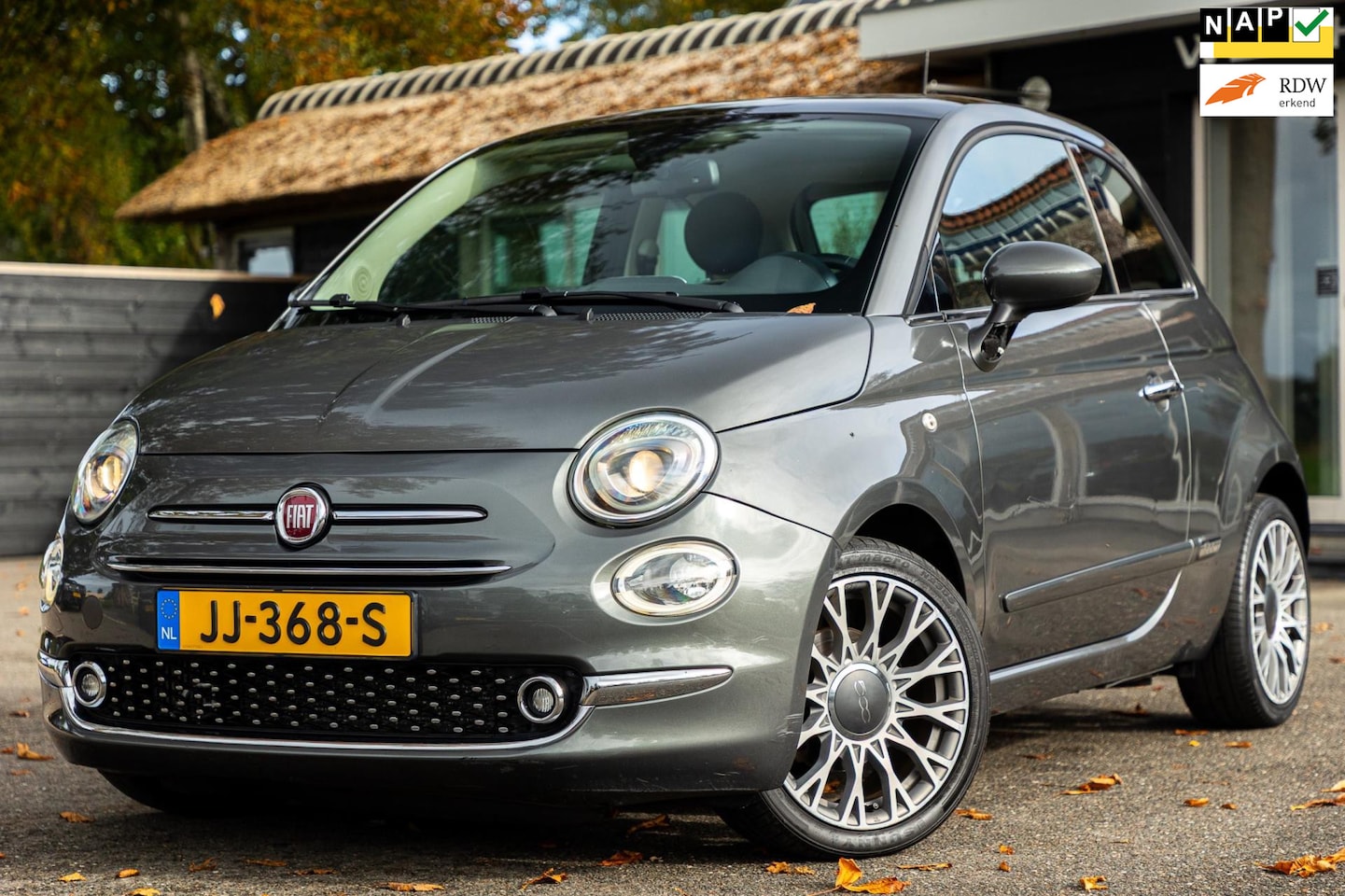 Fiat 500 - 0.9 TwinAir Turbo Lounge Automaat I Panoramadak I 16 Inch I Climate I Navigatie I Bluetoot - AutoWereld.nl