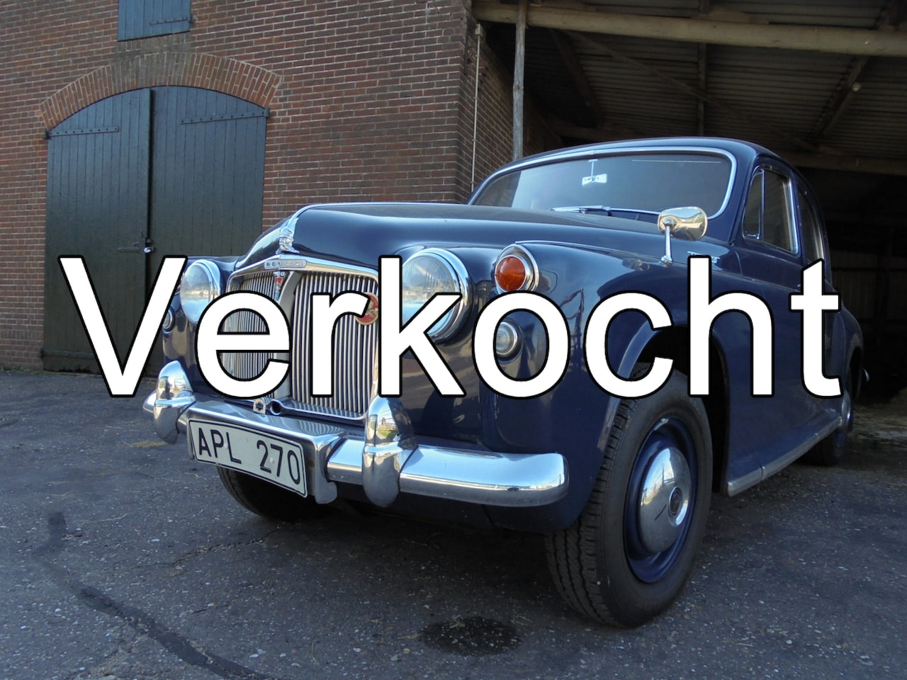Rover P4 - 100 **LHD**1962**BARNFIND**ZWEEDSE IMPORT**KEIHARDE AUTO** - AutoWereld.nl