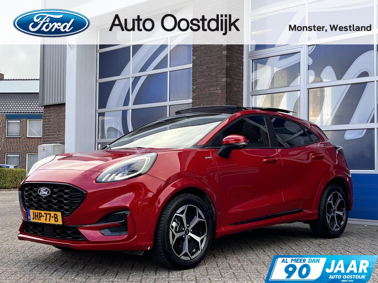 Ford Puma - 1.0 EcoBoost Hybrid ST-Line 125PK Automaat NIEUW MODEL!! Panodak Afn. Trekhaak Winterpack - AutoWereld.nl