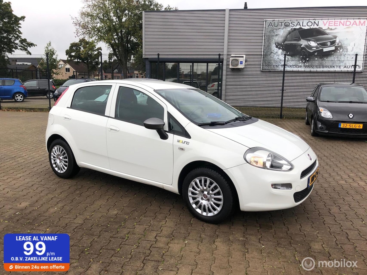 Fiat Punto Evo - 1.4 YOUNG CRUISE NAVI ELL PAKK - AutoWereld.nl