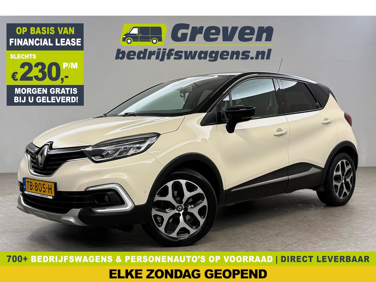 Renault Captur - 1.2 TCe Intens | Camera | Cruise | Trekh. | Navi | Keyless | Dodehoek | NAP - AutoWereld.nl