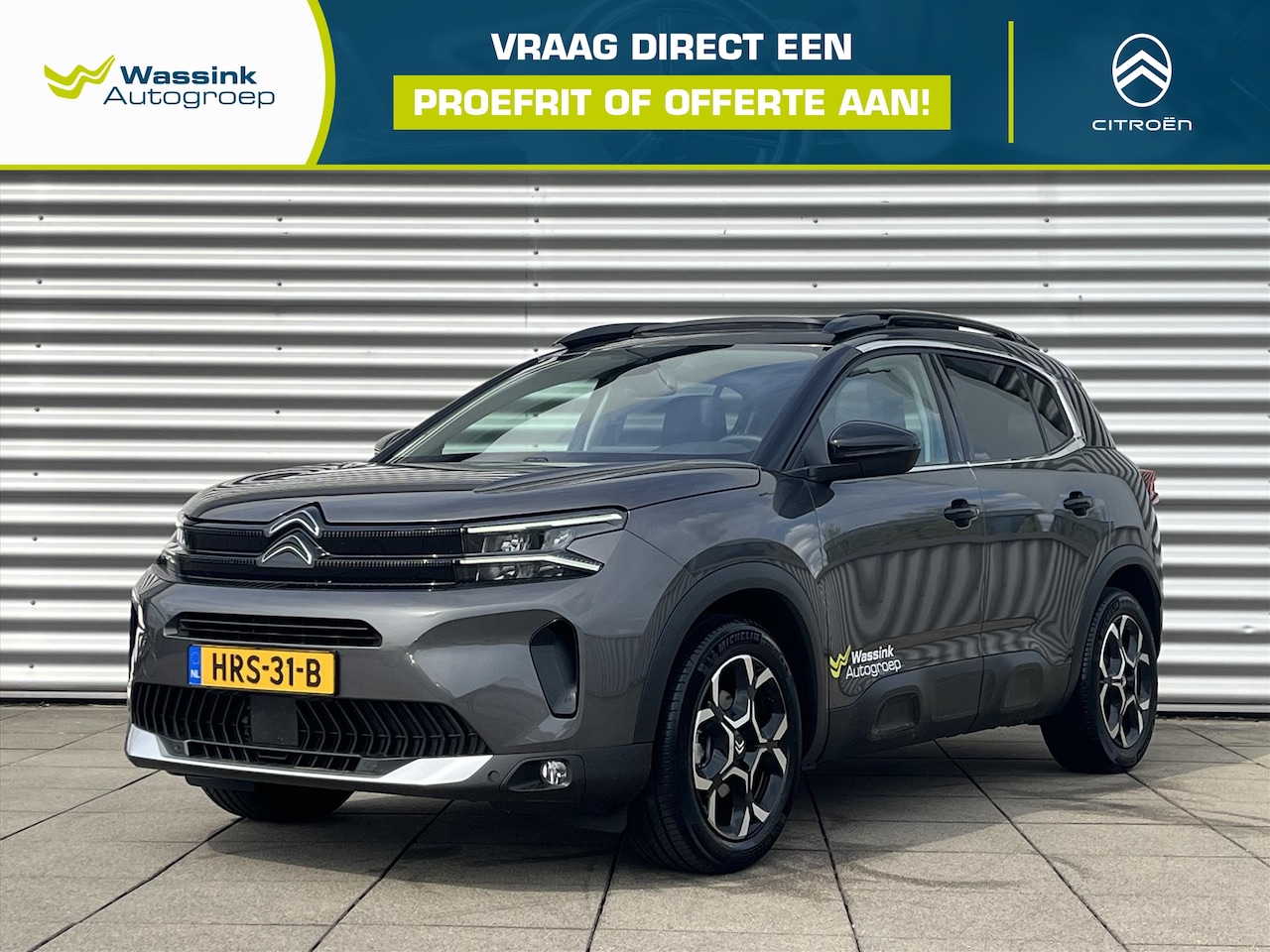 Citroën C5 Aircross - 1.2 Hybrid 136 PK e-DCS6 Automaat Max | Navigatie | Elektrische achterklep | Panoramisch S - AutoWereld.nl