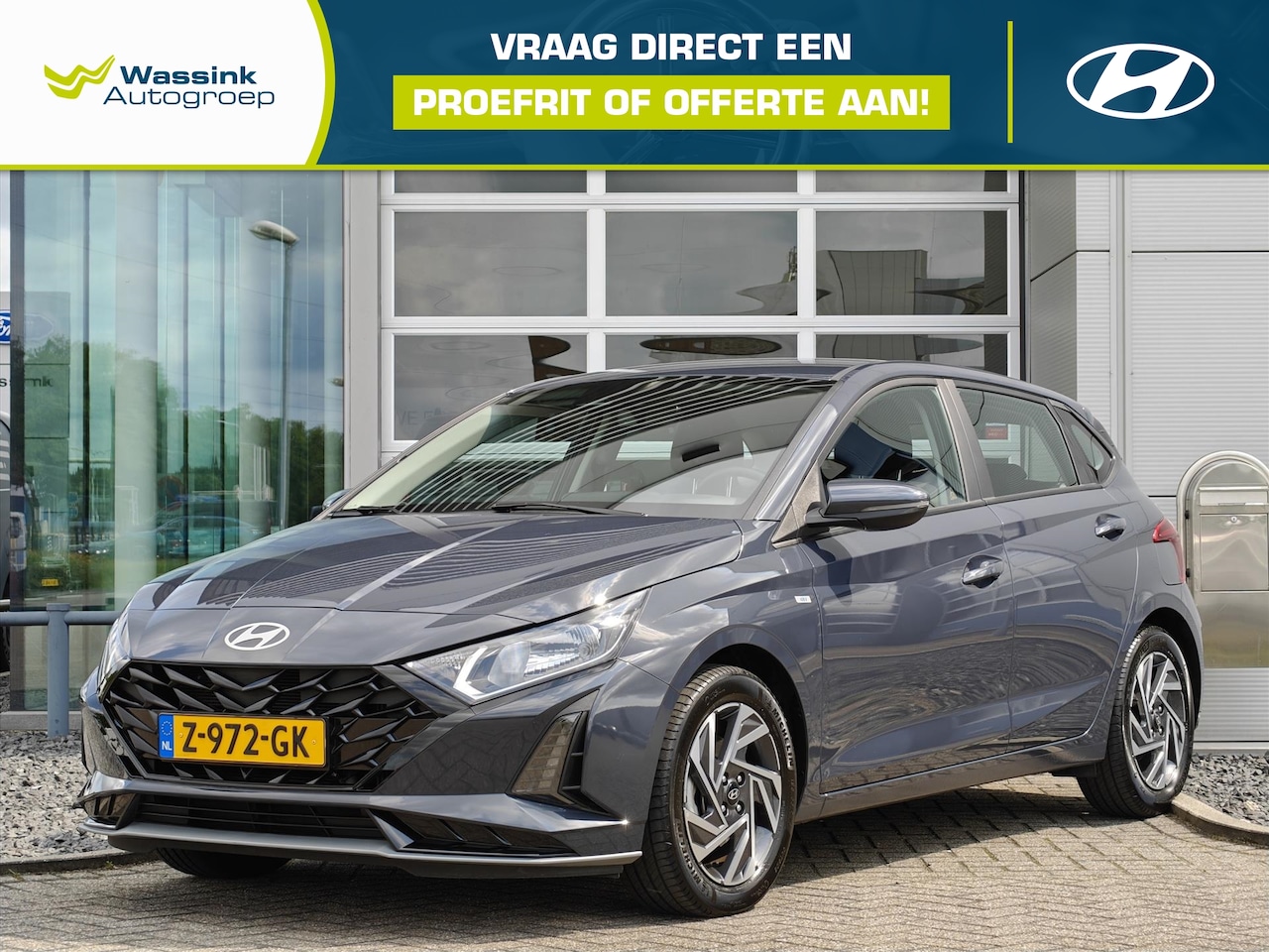 Hyundai i20 - 1.0 T-GDI HYBRIDE 100pk Comfort Smart I Navigatie | Airco | Sensoren Achter | Camera Achte - AutoWereld.nl