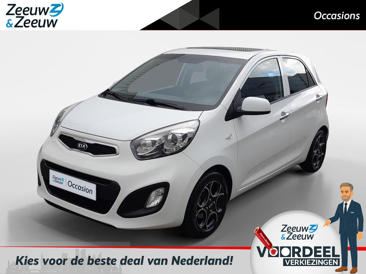 Kia Picanto - 1.2 BusinessLine 86 PK | 1e Eigenaar | 5 Zitplaatsen | Bovag garantie | Lage km stand | NA - AutoWereld.nl