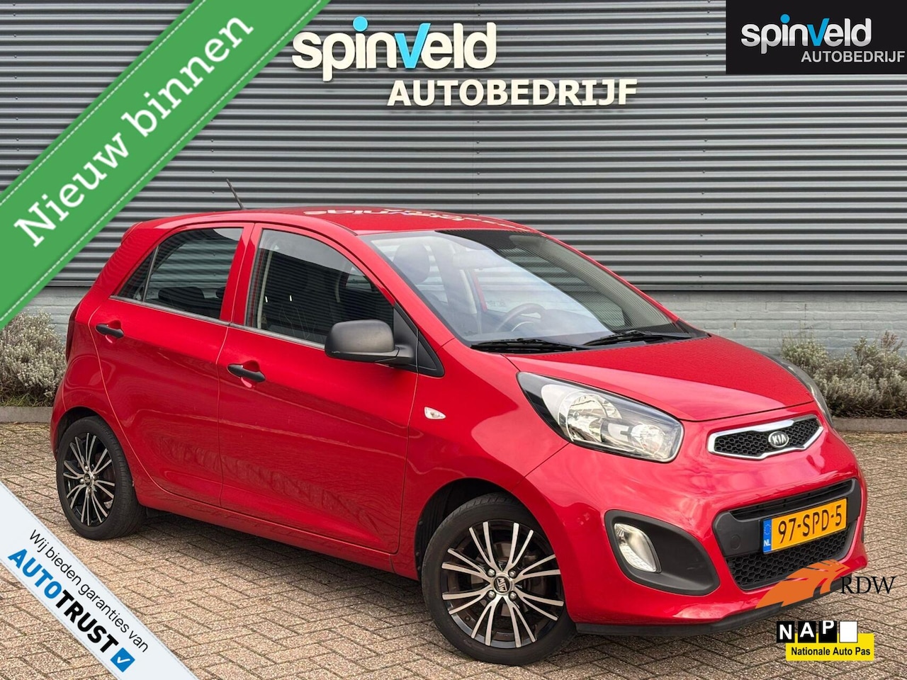 Kia Picanto - 1.2 CVVT Comfort Pack BJ`11 NAP NL 5drs Airco Elekpakket - AutoWereld.nl