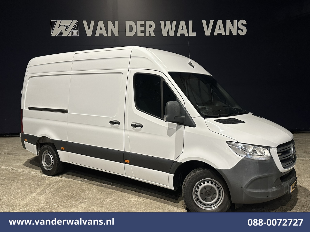 Mercedes-Benz Sprinter - 316 CDI 164pk L2H2 Euro6 Airco | Camera | Apple Carplay | Cruisecontrol 2800kg Trekhaak, A - AutoWereld.nl
