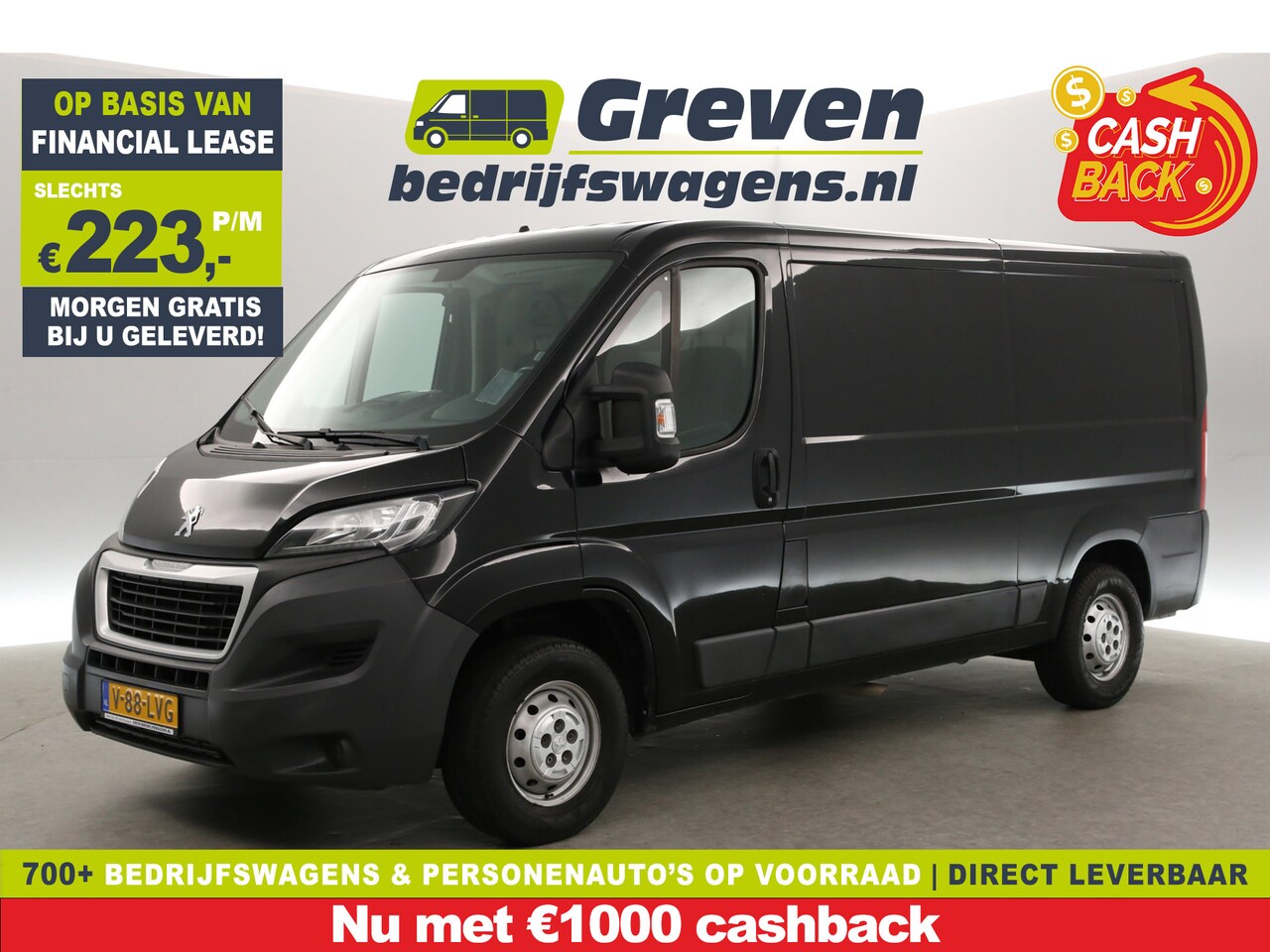 Peugeot Boxer - 2.0 HDI L2H1 | Airco | Cruise | 3-Zits | Trekh. | LED | Elektrpakket - AutoWereld.nl