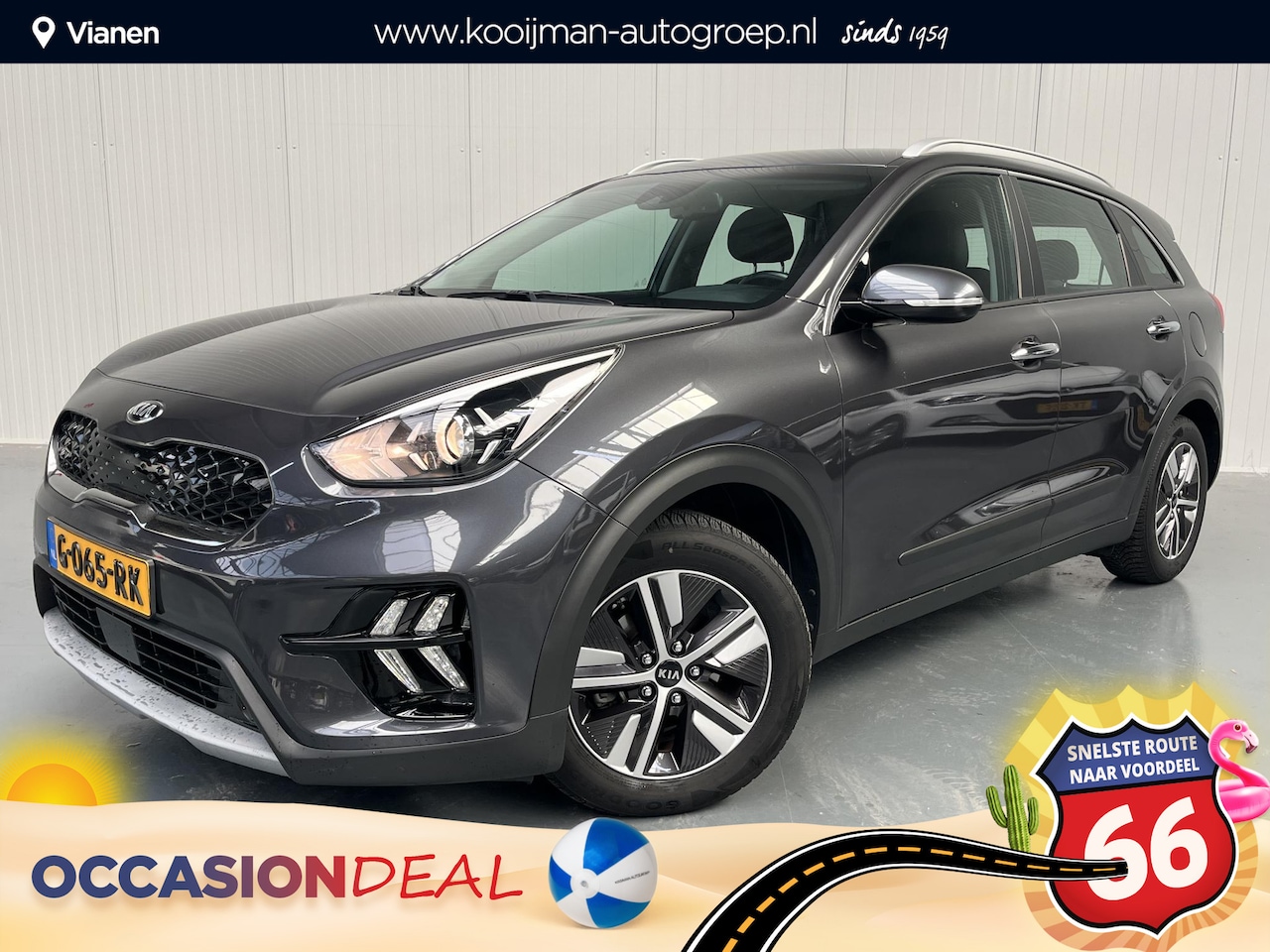 Kia Niro - 1.6 GDi Hybrid DynamicLine met All Season Banden en een Trekhaak! - AutoWereld.nl