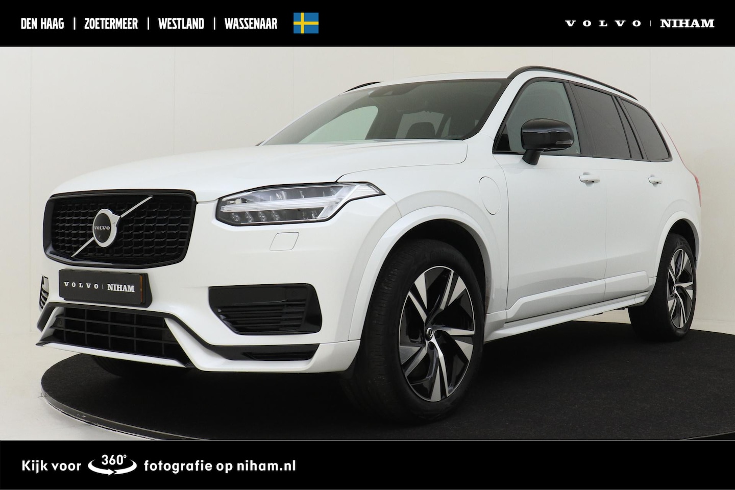 Volvo XC90 - T8 RECHARGE AWD R-DESIGN *LONG RANGE* -PANO.DAK|BOWERS&WILKINS|LUCHTVERING|TREKHAAK|MEMORY - AutoWereld.nl