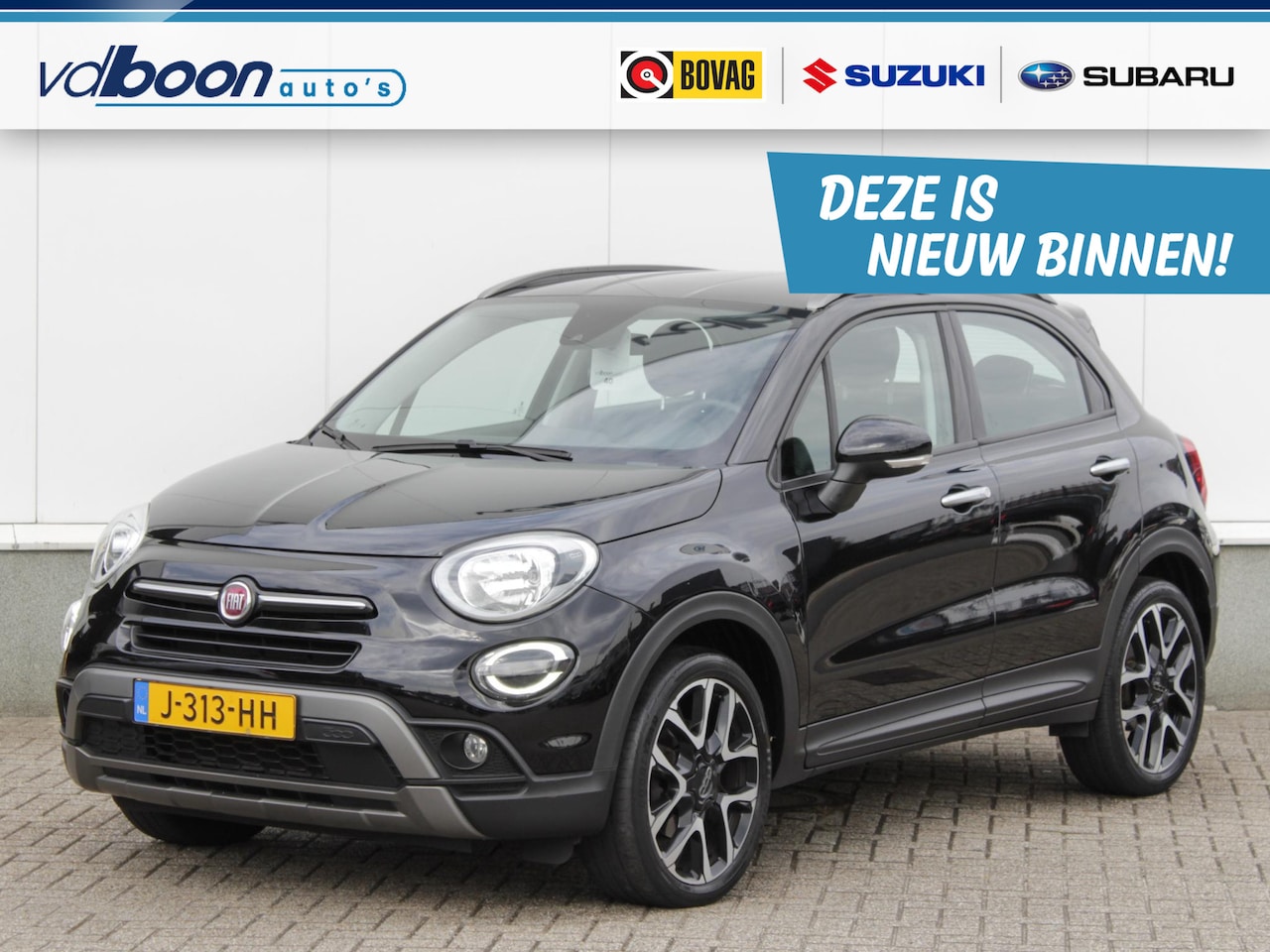 Fiat 500 X Cross - 1.3 GSE Cross Automaat | Navi | Cruise | Camera | Clima | Park sens | Lm-Velgen - AutoWereld.nl