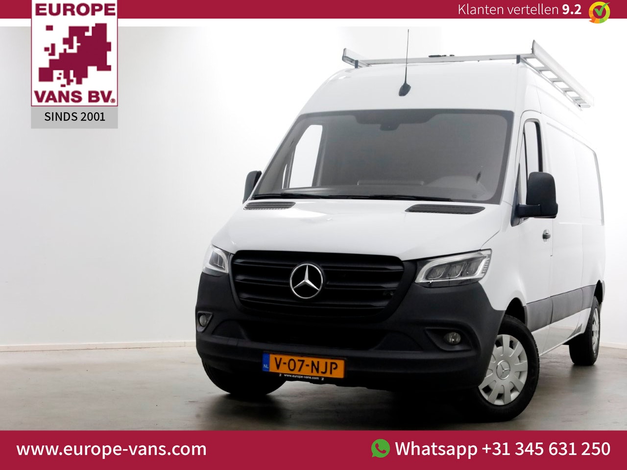 Mercedes-Benz Sprinter - 214 CDI 136pk L2H2 9G Automaat Airco/Camera/LED 09-2021 - AutoWereld.nl