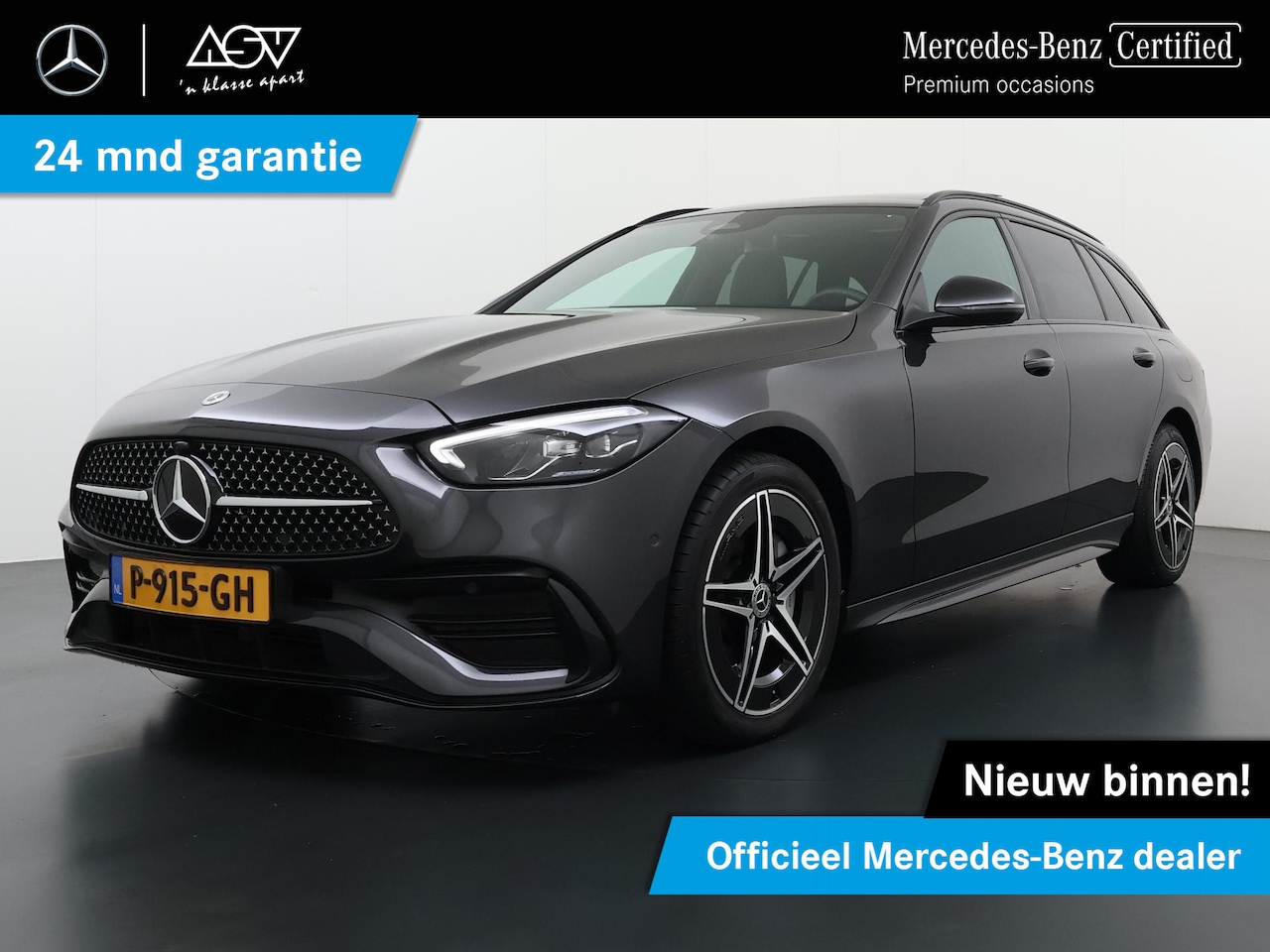 Mercedes-Benz C-klasse Estate - 300 e AMG Line | Panoramna - Schuifdak | Trekhaak Wegklapbaar | Klasse 3 Alarm | Smartphon - AutoWereld.nl