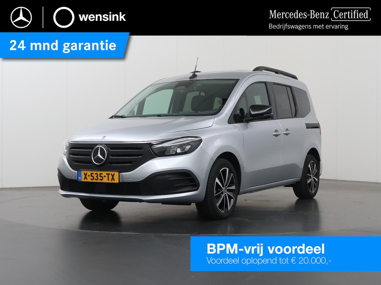 Mercedes-Benz EQT Tourer - 200 | L1 Advanced Plus | 45 kW | €23.500,- ex BTW | 280km range | 1400 kg Trekgewicht | LE - AutoWereld.nl