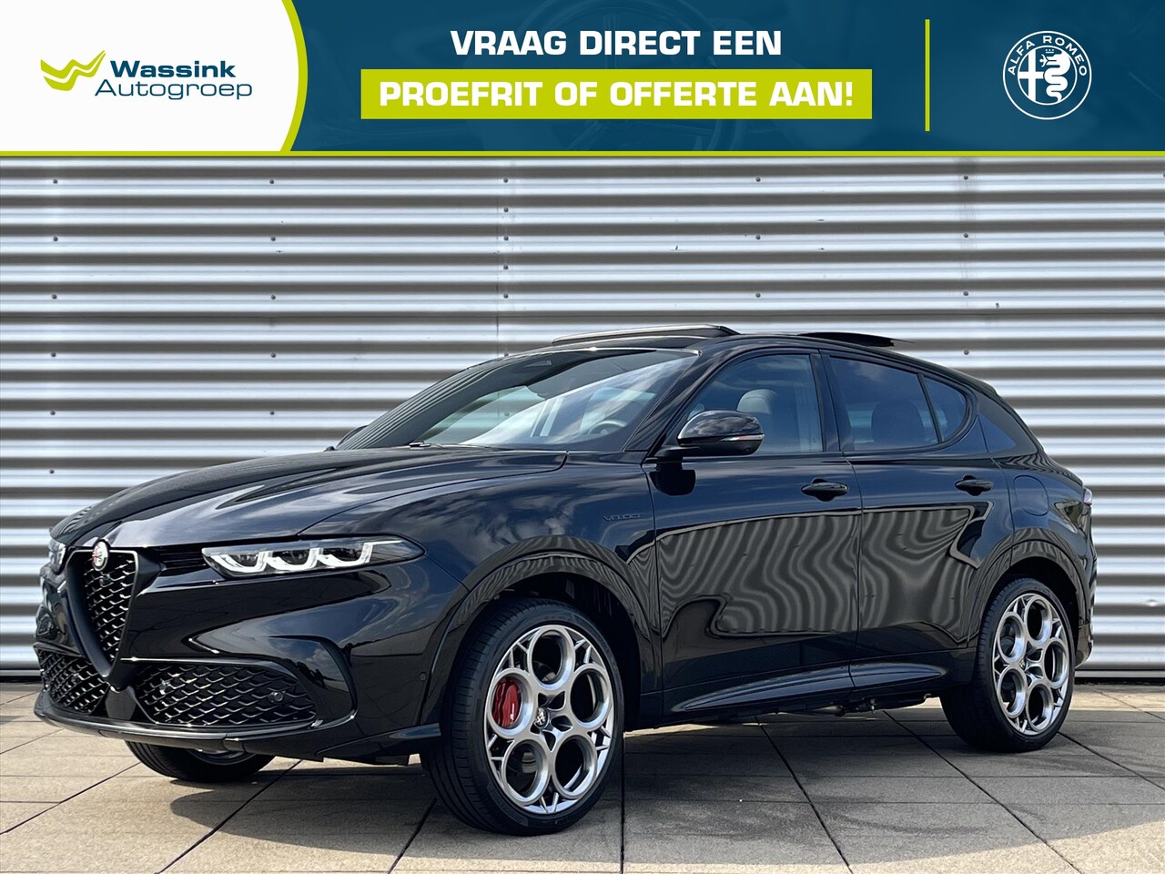 Alfa Romeo Tonale - 1.3T PHEV 280pk Automaat Veloce Leder | 20 inch | Elektrische stoelen | Panorama Dak | Pre - AutoWereld.nl
