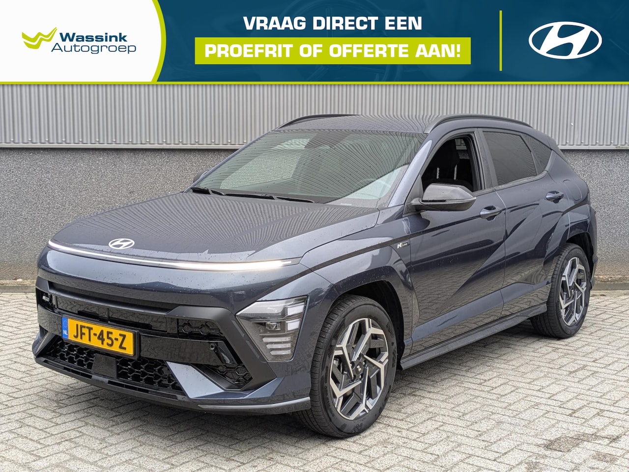 Hyundai Kona - 1.6 GDI HEV 141pk DCT N-Line Edition - AutoWereld.nl